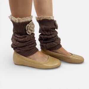 Dream Paris Nude Round Toe Low Wedge Ballet Flats Sz 8.5